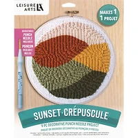 Leisure Arts Sunset Punch Needle Kit