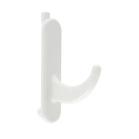 Short White Pegboard Hooks by Simply Tidy®, 5ct.