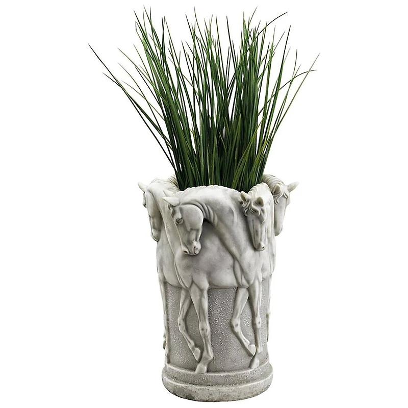 Design Toscano® 12" The Six Stallions of the Hippodrome Sculptural Vessel