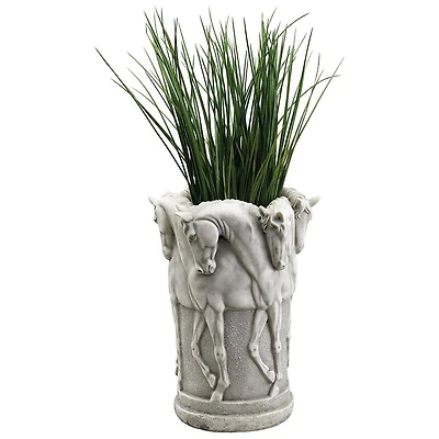 Design Toscano® 12" The Six Stallions of the Hippodrome Sculptural Vessel
