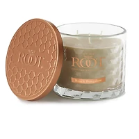 Root Candles Signature 3-Wick Honeycomb Beeswax Blend Jar Candle