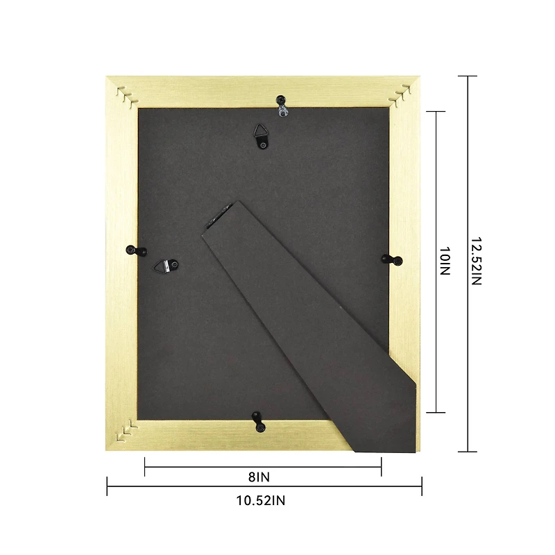 8" x 10" Black Textured Tabletop Frame by Studio Décor® Treasured Finds