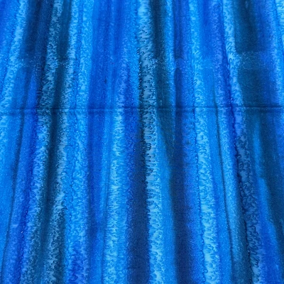 Feldman Batik Turquoise Light Blue Tonal Cotton Fabric