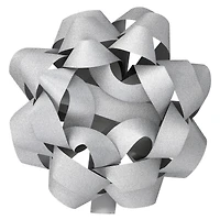 5.75" Silver Glitter Gift Bow By Celebrate It™