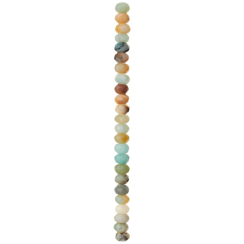 12 Pack: Amazonite Rondelle Beads, 8mm by Bead Landing™