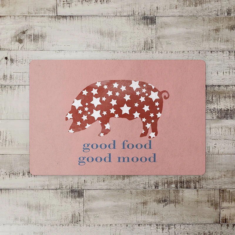 Designs Direct Good Mood Good Food Floor Mat