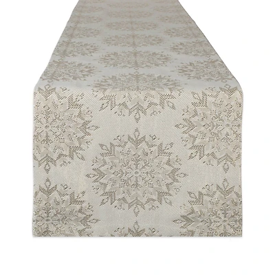 DII® 72'' Winter Sparkle Jacquard Table Runner