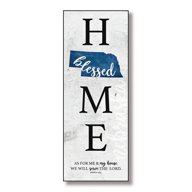 Blessed Nebraska Home Wall Plaque
