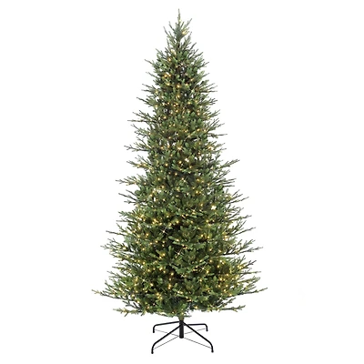 9ft. Pre-Lit Slim Balsam Fir Artificial Christmas Tree, Clear Lights