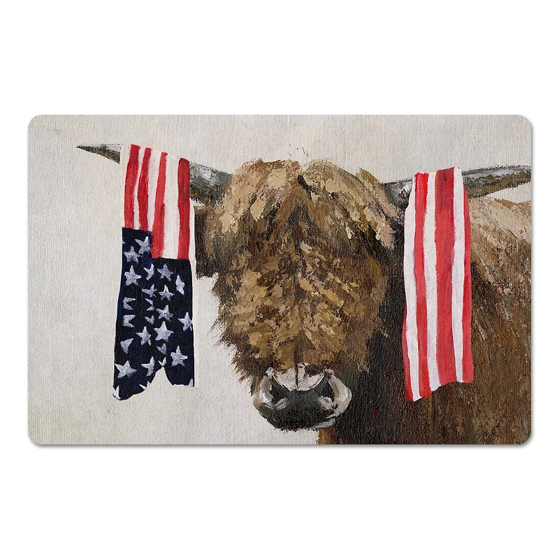 Patriotic Hyland Floor Mat