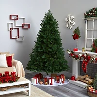 7.5ft. Pre-Lit Royal Grand Artificial Christmas Tree, Clear Lights