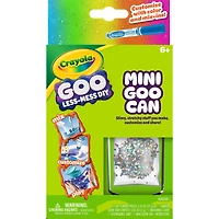 Crayola® Mini Goo Can with Silver Star Mix'ins Slime Making Kit
