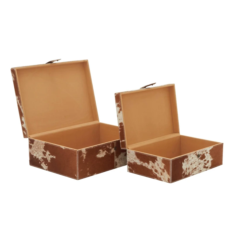 Brown Leather Natural Box Set