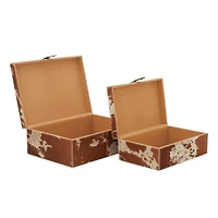 Brown Leather Natural Box Set