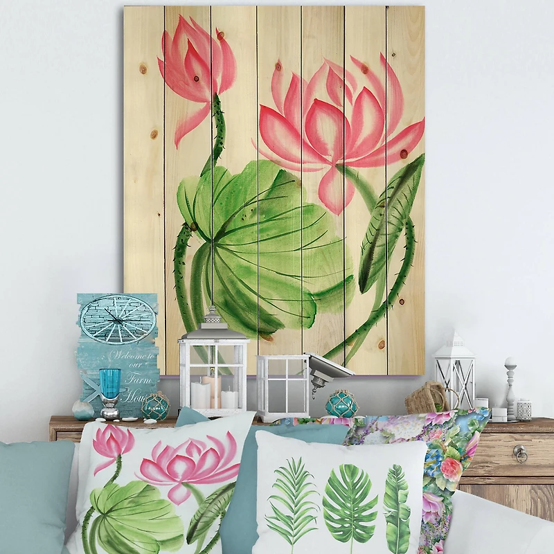 Designart - Lotus and The Dragonfly II