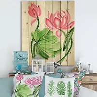 Designart - Lotus and The Dragonfly II