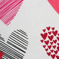 DII® 108" Hearts Collage Print Table Runner