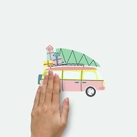 RoomMates Retro Christmas Cars Peel & Stick Wall Decals