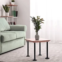 NEX™ Industrial Pipe Metal Table Legs with Casters