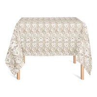 58" Regal Cream Pattern Tablecloth