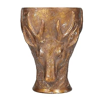 Bronze Polystone Traditional Planter, 14" x 10" x 10"