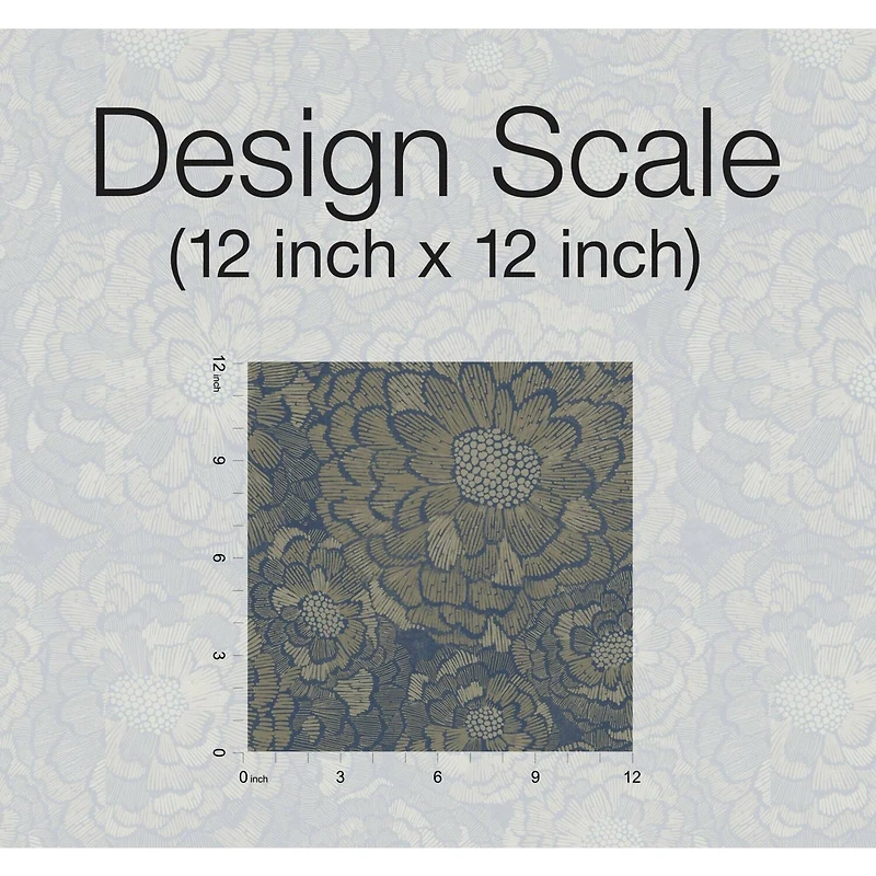 RoomMates Zen Dahlia Peel & Stick Wallpaper