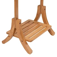 Organize It All Freestanding Bamboo Towel Rack