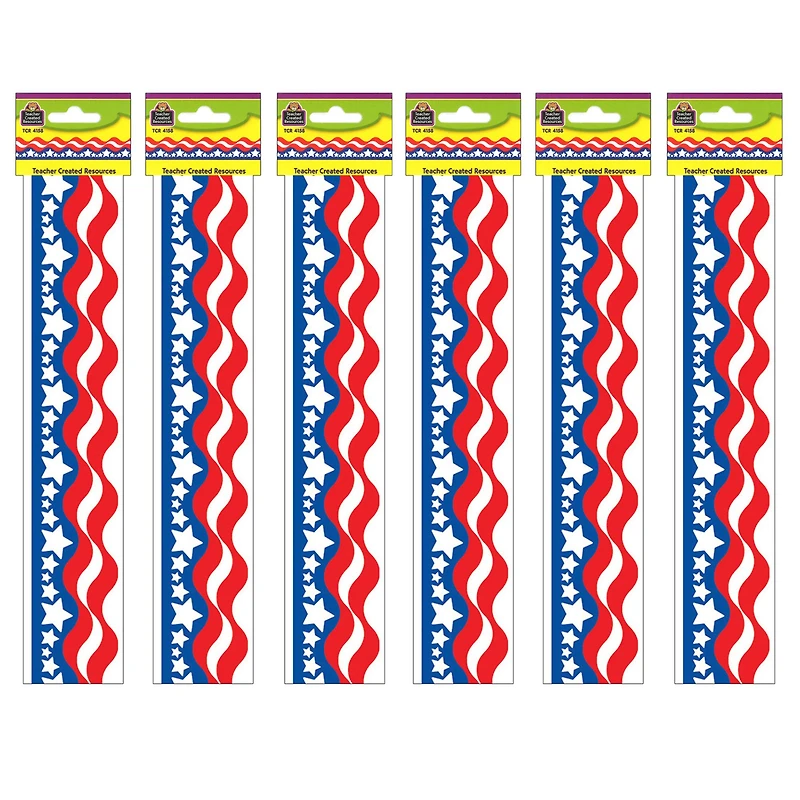 Teacher Created Resources® Patriotic Border Trim, 210ft.
