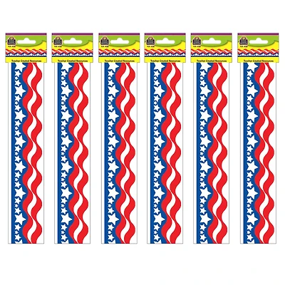 Teacher Created Resources® Patriotic Border Trim, 210ft.