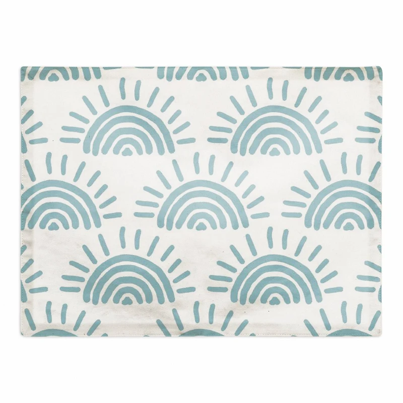 Sun Pattern Cotton Twill Placemat
