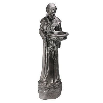 24" St. Francis of Assisi Bird Feeder Garden Statue