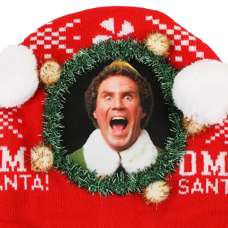 Elf™ Buddy the Elf Portrait Red Laplander Hat