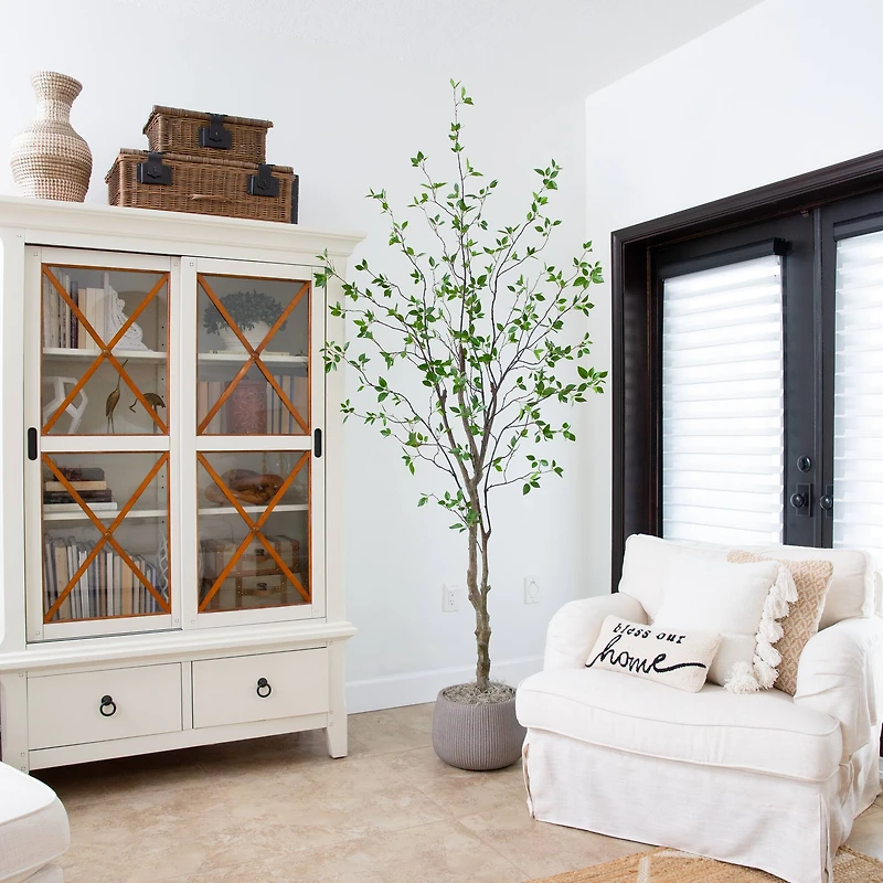 8ft. Minimalist Citrus Artificial Tree 