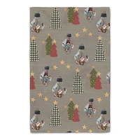 Good Tidings Tree & Globe Pattern Tea Towel Set