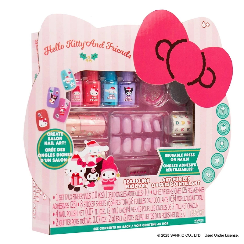 Hello Kitty® & Friends Sparkling Holiday Nail Art