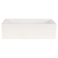 8 Pack: 12" Whitewashed Wood Box by Make Market®