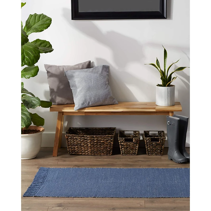 DII® 2-Tone Ribbed Rug