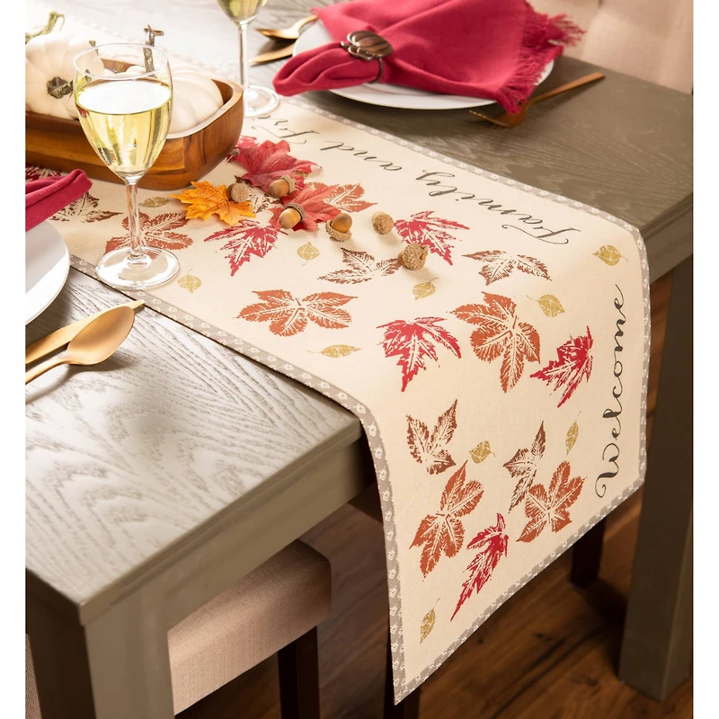 DII® 108" Gather Together Print Table Runner