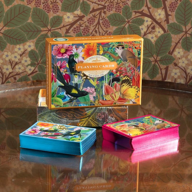 eeBoo Piece & Love Garden of Eden Playing Card Decks