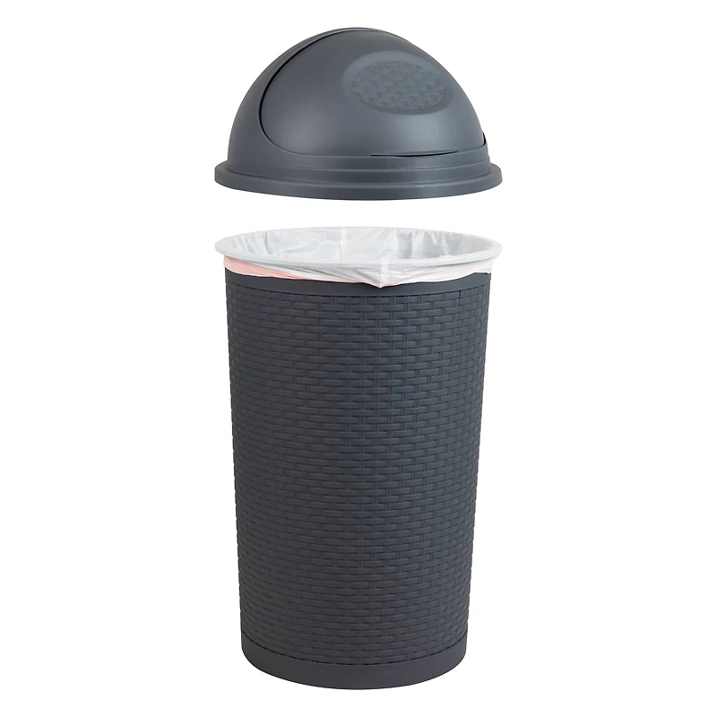 Mind Reader 14.5gal. Roll-Top Kitchen Garbage Can