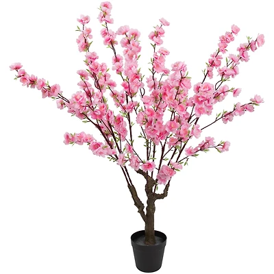 3.6ft. Pink Potted Peach Blossom Tree