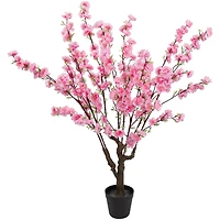 3.6ft. Pink Potted Peach Blossom Tree