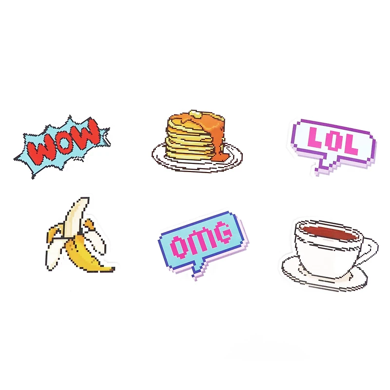 Pixel Icon Vinyl Die Cut Stickers by Recollections™