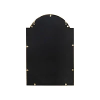 16" x 24" Scalloped Arch Wall Mirror in Gold Metal Frame by Ashland®