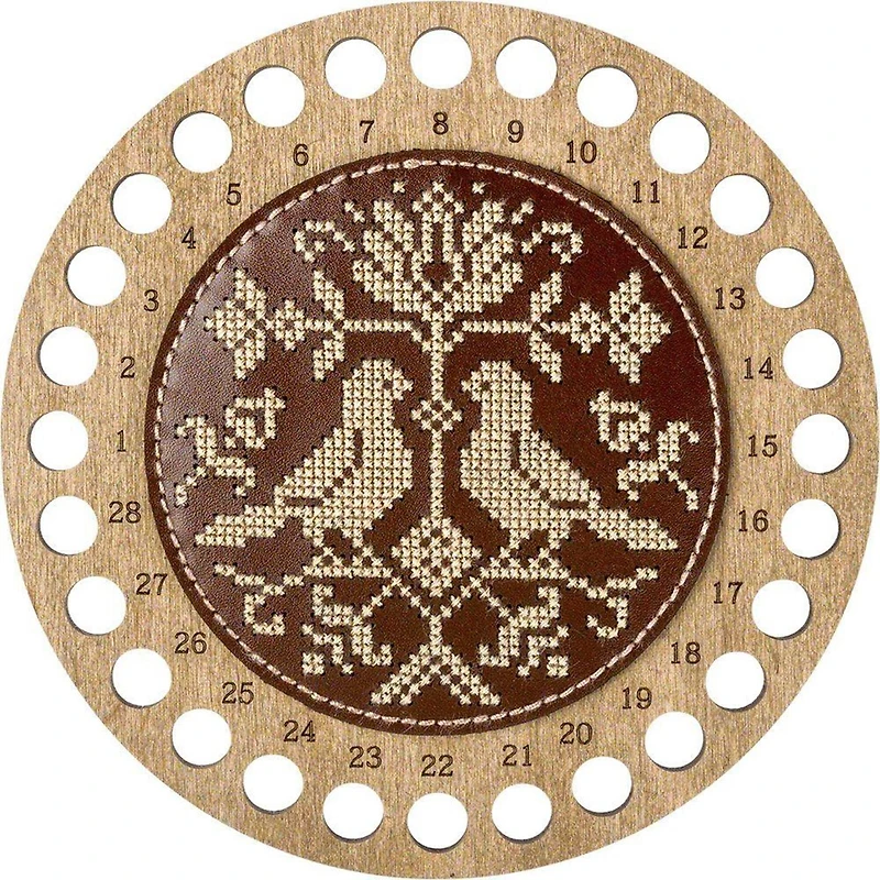 Wonderland Crafts Bird Couple Thread Organizer Embroidery Kit