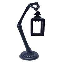 13" Black Arm with Lantern Tealight Candle Holder by Ashland®