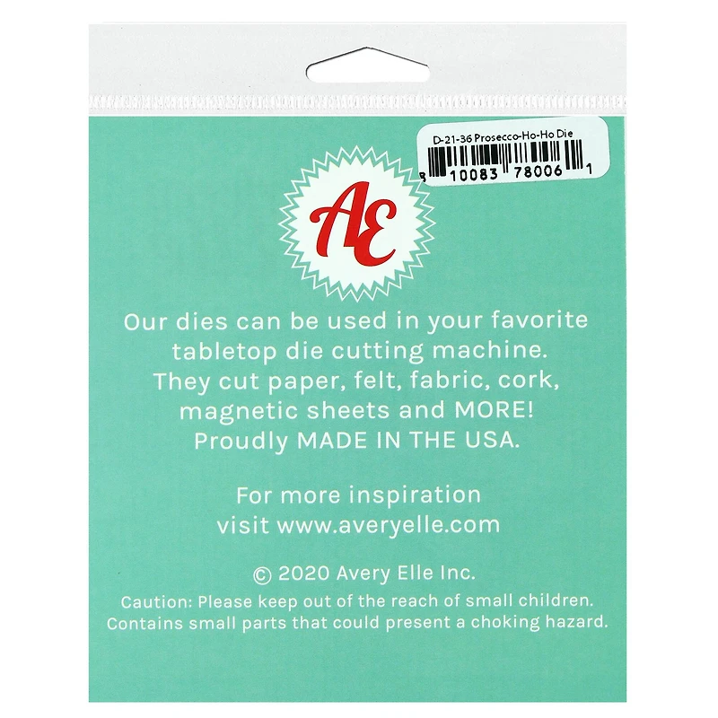 Avery Elle Elle-Ments Prosecco-Ho-Ho Die Set