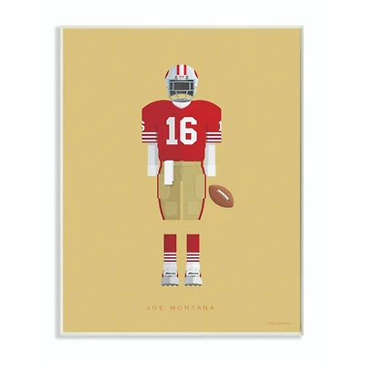 Stupell Industries Joe Montana Fashion Design Wall Art