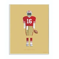 Stupell Industries Joe Montana Fashion Design Wall Art