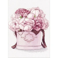 Oven Gentle Peonies Cross Stitch Kit